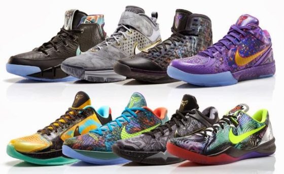 The Kobe Prelude Pack, created by Nike in 2013. The Pack featured Kobe 1 through the Kobe 8, leading up to the launch of the Kobe 9.